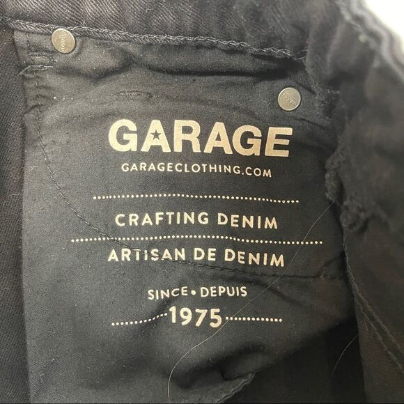 Garage Festival Shorts Black Distressed Lace Trim Women's 1 - Picture 6 of 10